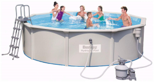 Бассейн каркасный со стальными стенками BestWay Hydrium Pools - 56384 460х120 см